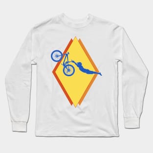 MTB - Epic Slopestyle Bike Jump Retro Long Sleeve T-Shirt